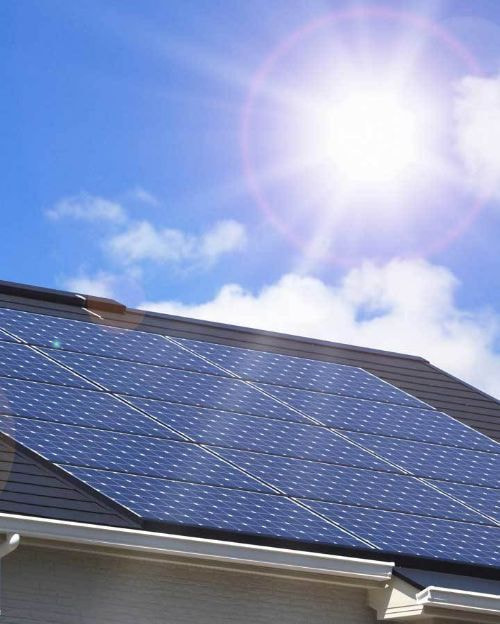 ゼロエネ住宅のソーラーパネル