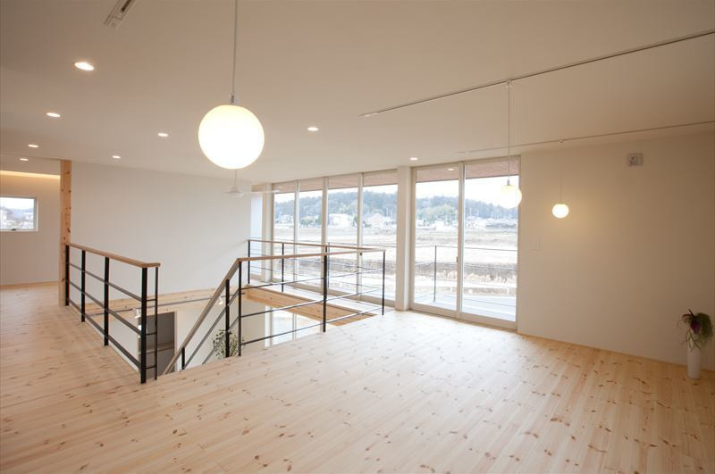 ワンフロアワンルームの2階スペース