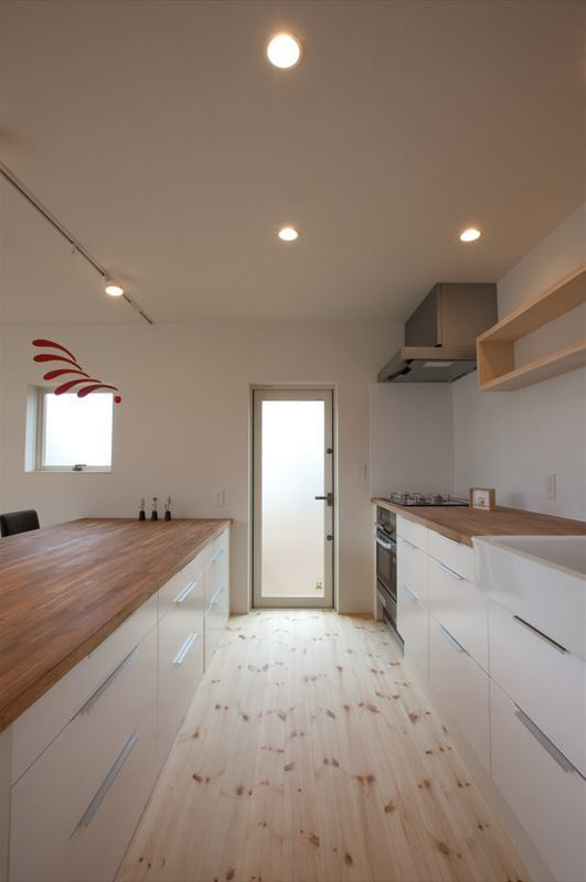 機能美を追及した造作キッチン