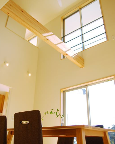 吹抜けのある大空間