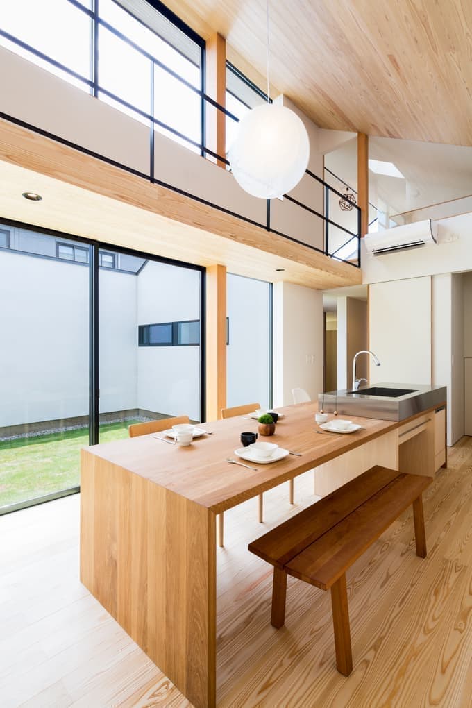 大開口で明るい空間