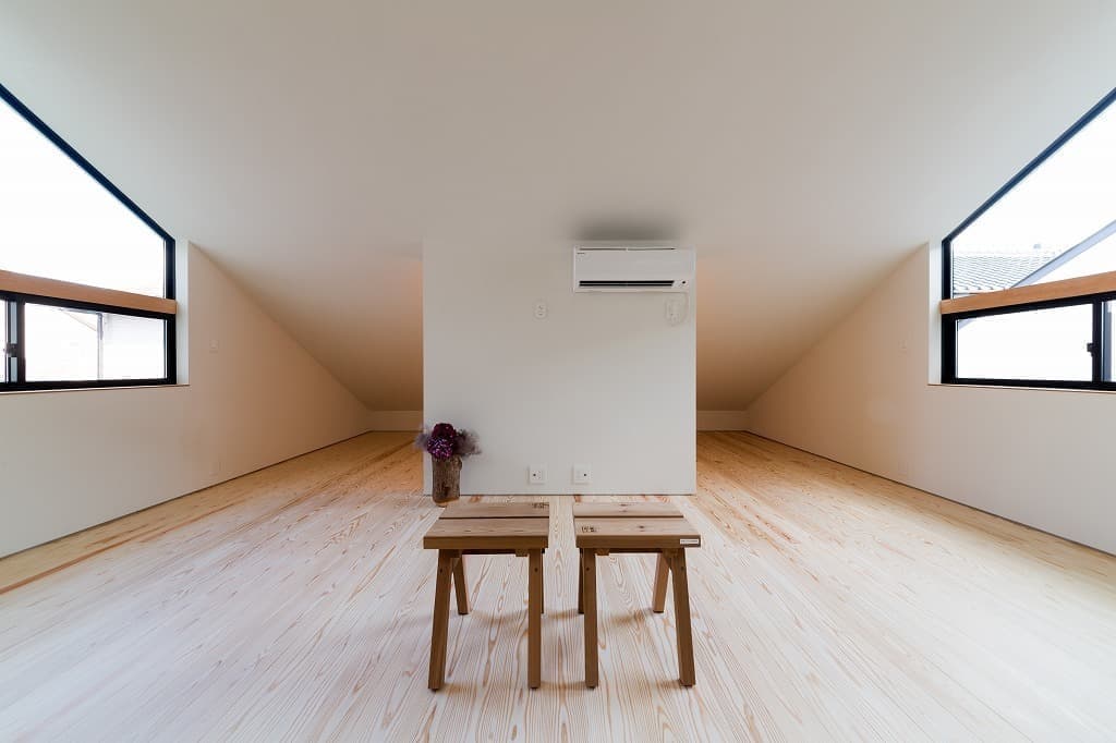 シンメトリに計画した居室