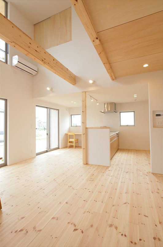 ナチュラルテイストの大空間